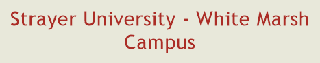 Strayer University - White Marsh Campus